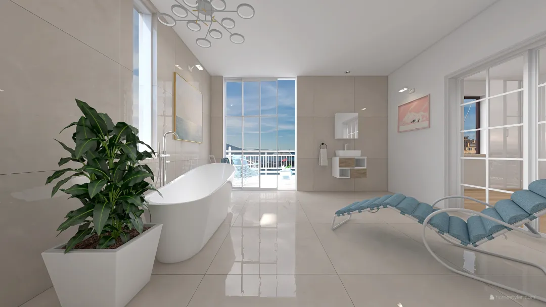 Coastal area home 3d design renderings