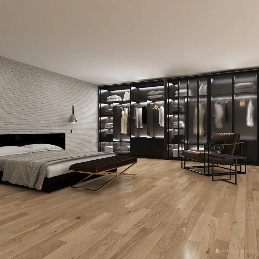 Industrial loft in New York 3d design renderings