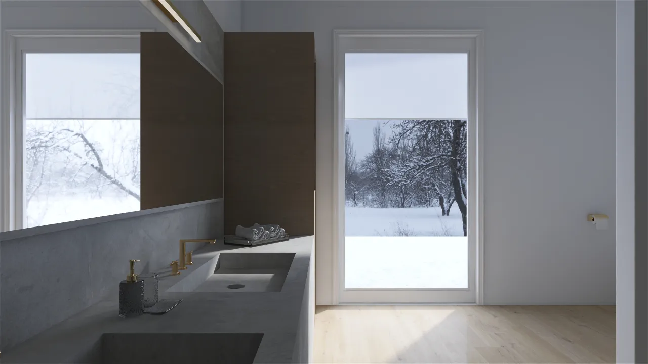 Bathroom 3d design renderings