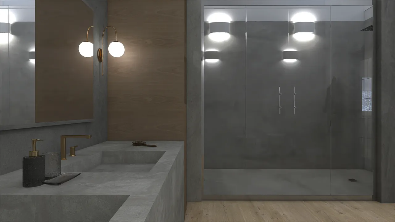 Bathroom 3d design renderings