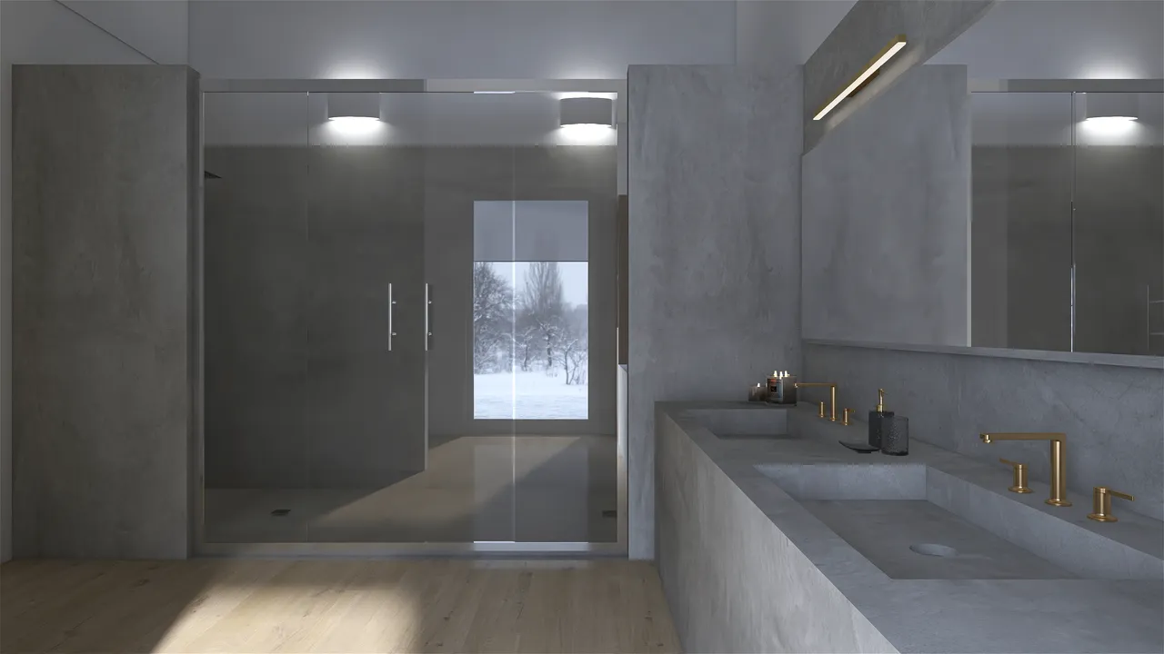 Bathroom 3d design renderings