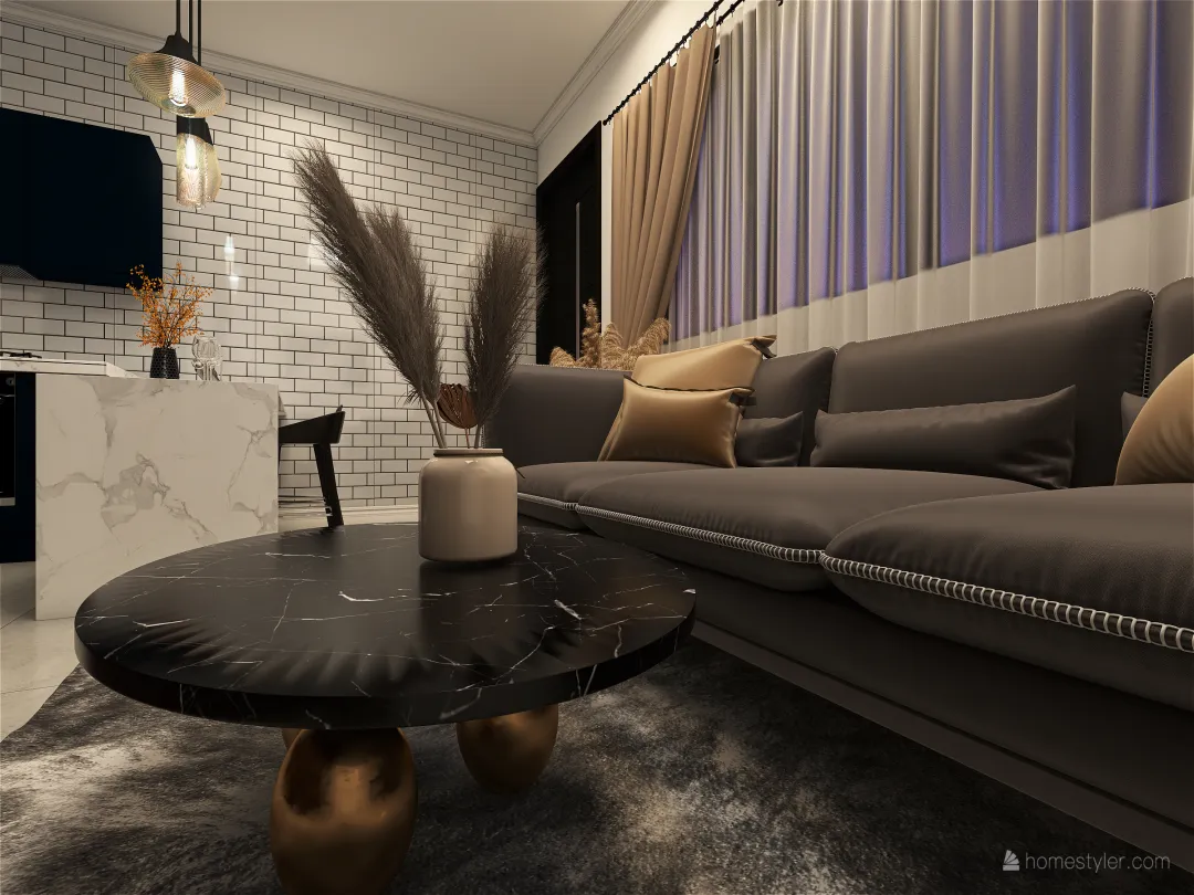 Bachelors House Design 3d design renderings