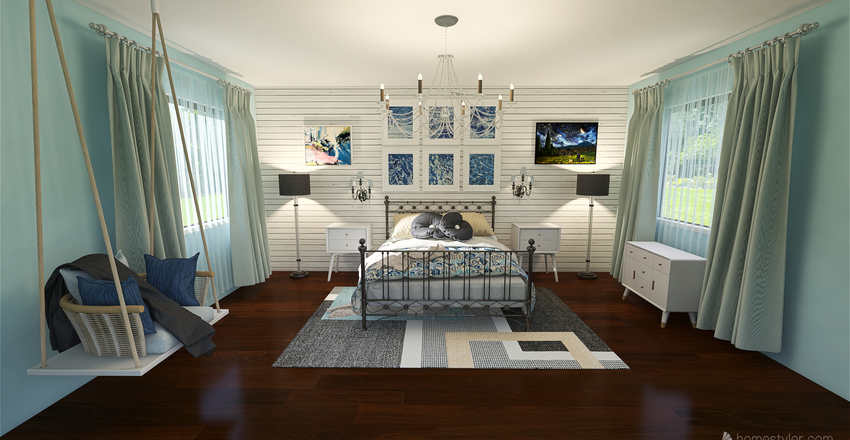 Blue Dream Interior Design Render