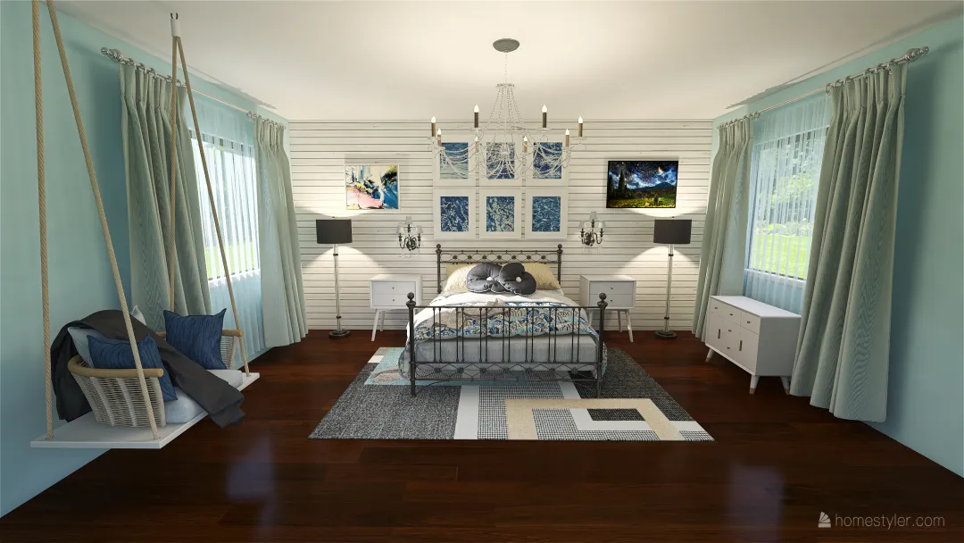 Blue Dream 3d design renderings