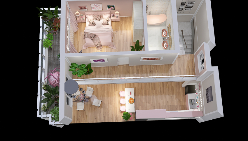 Loft Living_Sakura Style 3d design picture 168.02