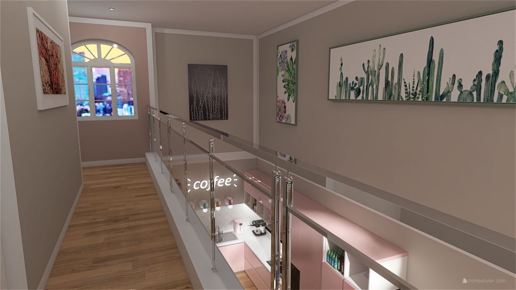 Loft Living_Sakura Style 3d design renderings