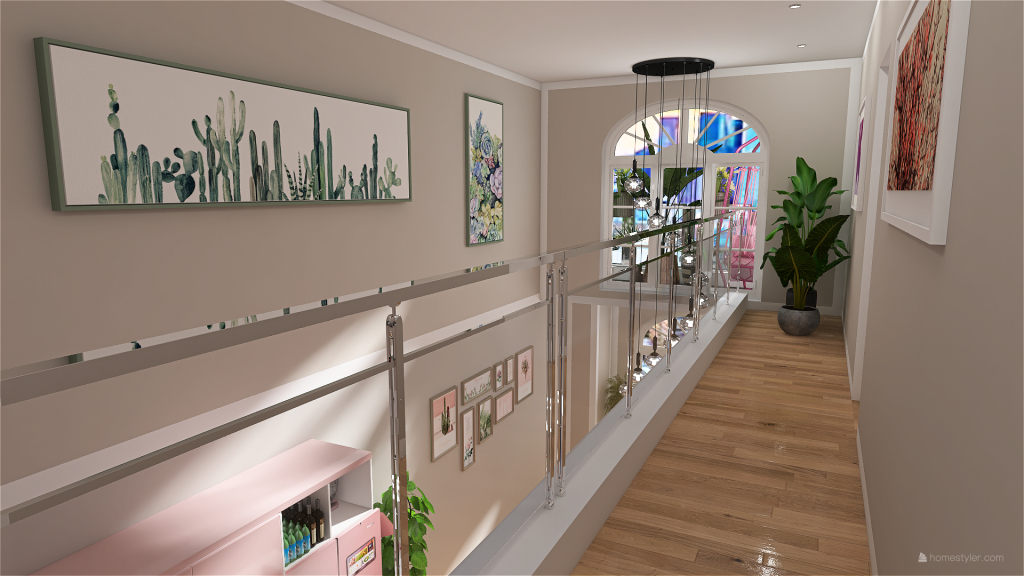 Loft Living_Sakura Style 3d design renderings