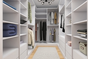 Walk in Closet / B.Tzc Giyinme Odası Design Rendering