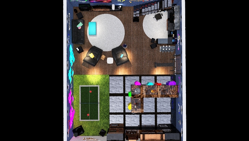 Boys Basement Arcade 3d design picture 92.8