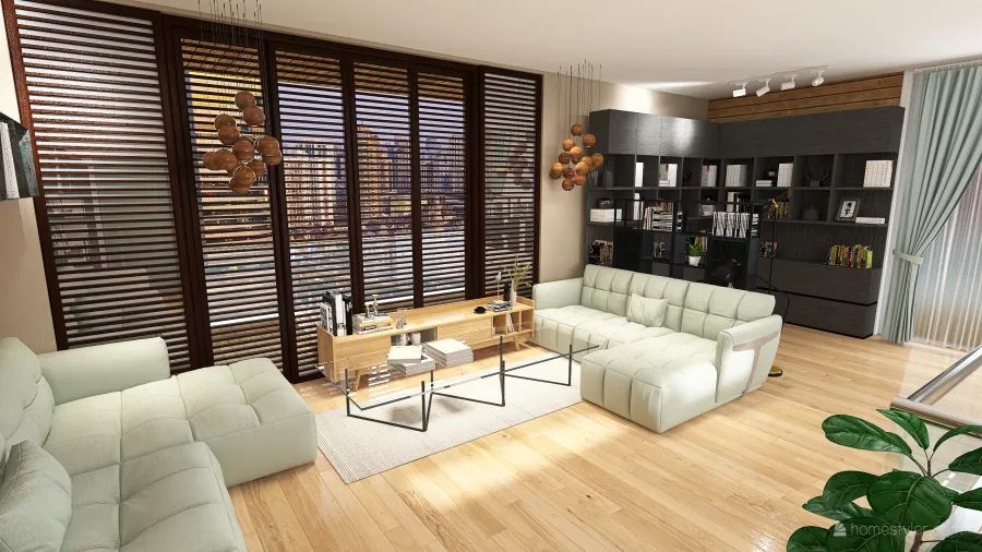 California familiy villa 3d design renderings