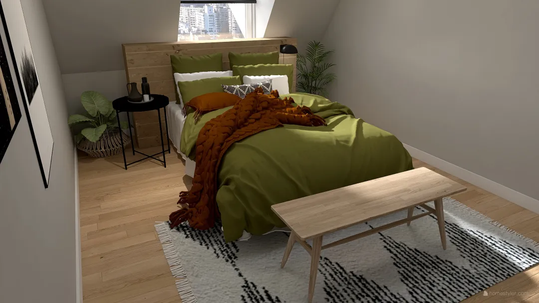 Vikis Schlafzimmer 3d design renderings
