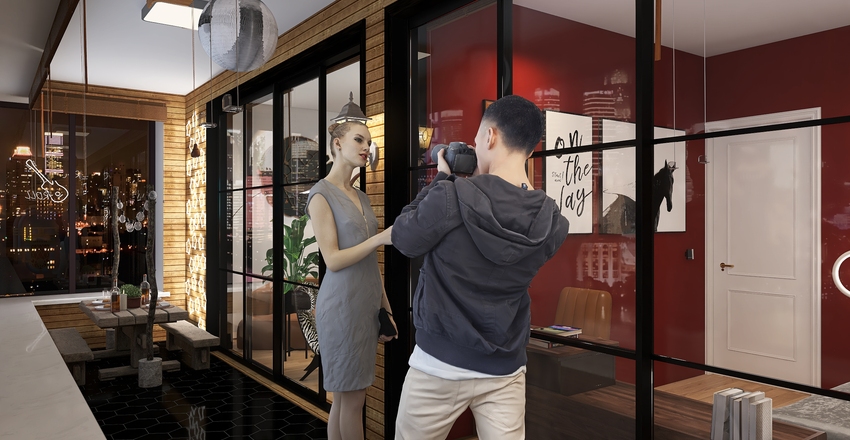 King Residence Interior Design Render