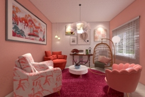 Blossom Living room Design Rendering