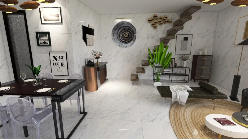 villa B via ROSELLI Forte dei Marmi NARDI 3d design renderings