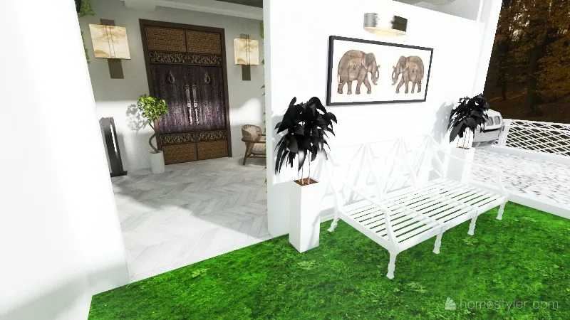 villa B via ROSELLI Forte dei Marmi NARDI 3d design renderings