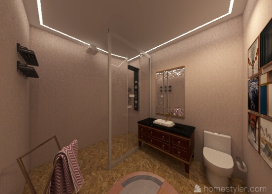 toilet Design Rendering