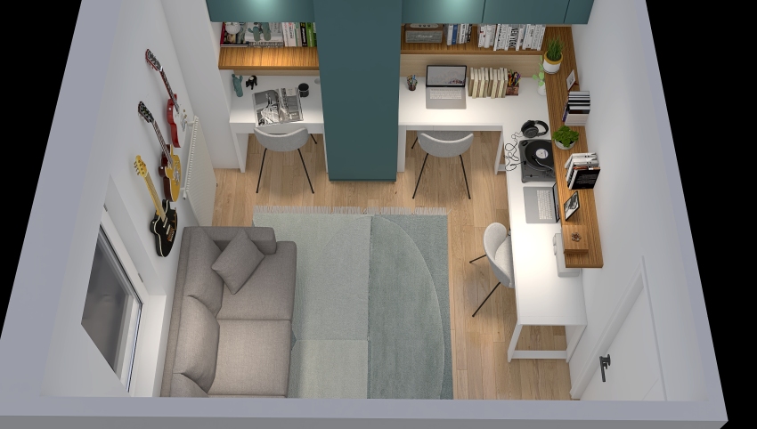 Elie & Laure 'Office 3d design picture 11.92
