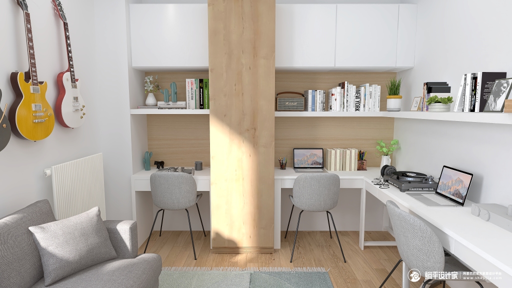 Elie & Laure 'Office 3d design renderings