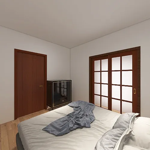 2 bed 1 bath apartment. 3d design renderings