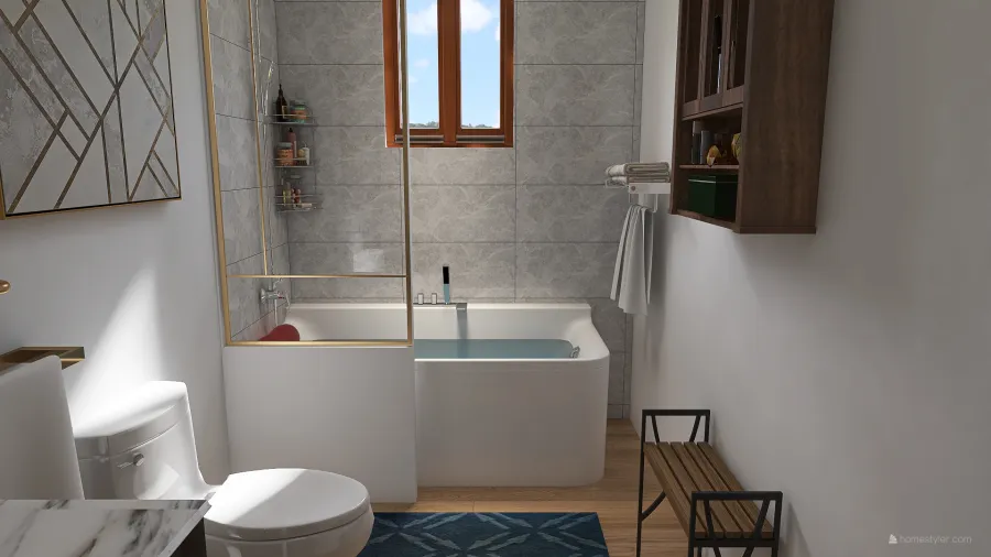 reforma baño algaidas 3d design renderings