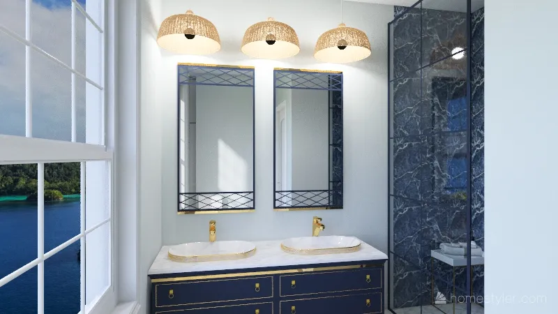 Bathroom 3d design renderings