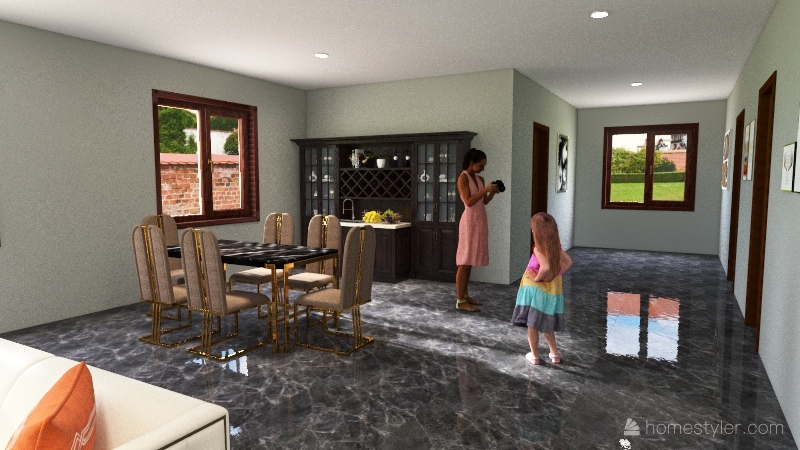 family house 3d design renderings