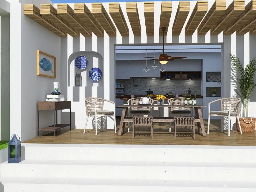 Costal StyleOther Blue ColorScemeOther Terrace1 3d design renderings