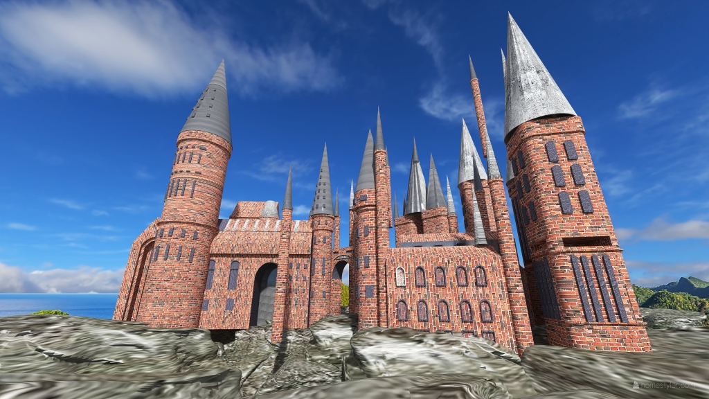 StyleOther Harry Potter's Castle Red ColorScemeOther 3d design renderings