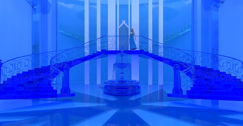Elsa's Palace Interior Design Render