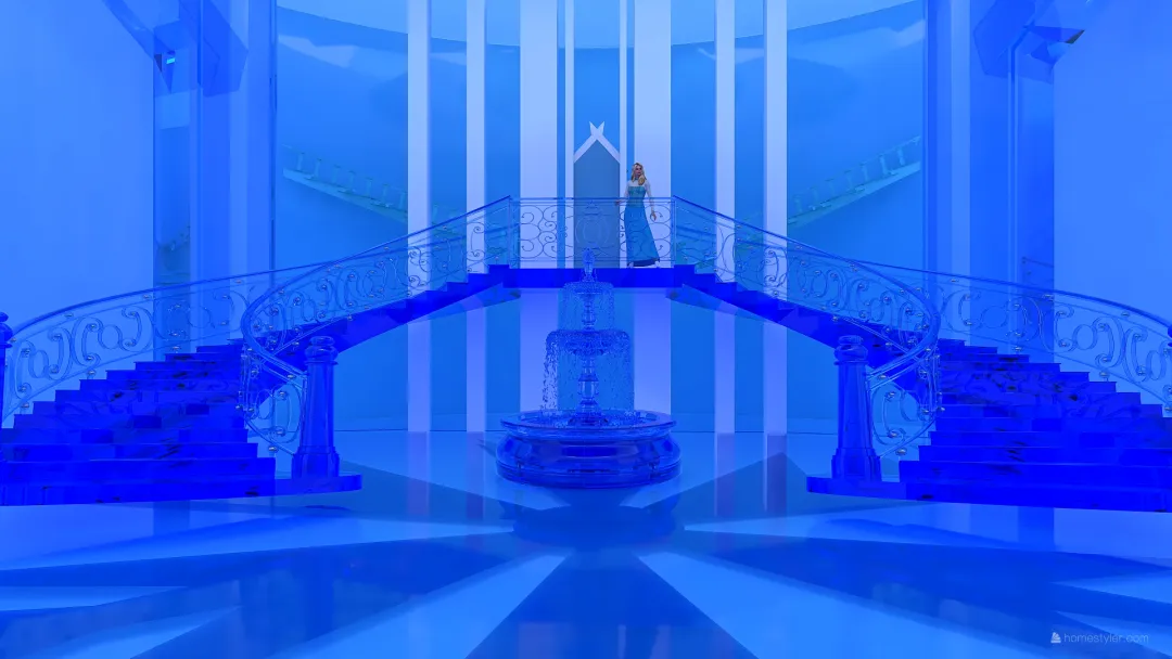 Elsa's Palace 3d design renderings