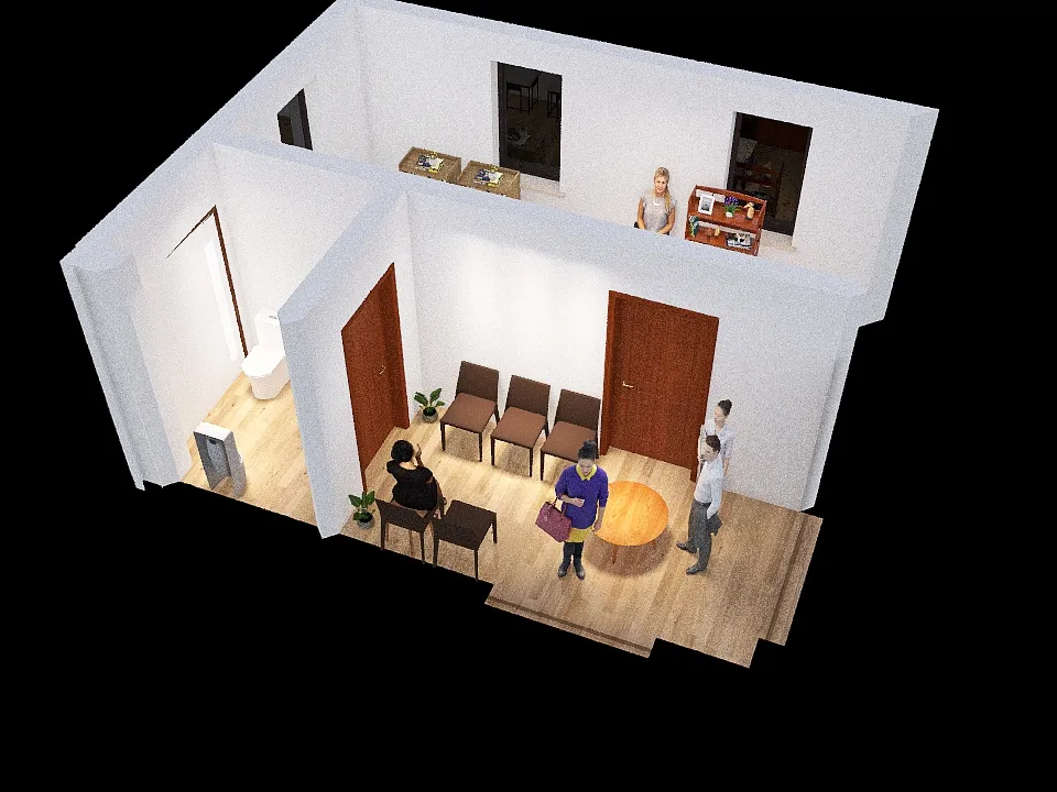 Copy of consultorio de nutricion 3d design renderings