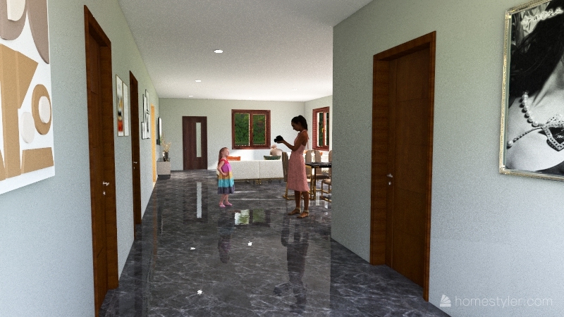 family house 3d design renderings
