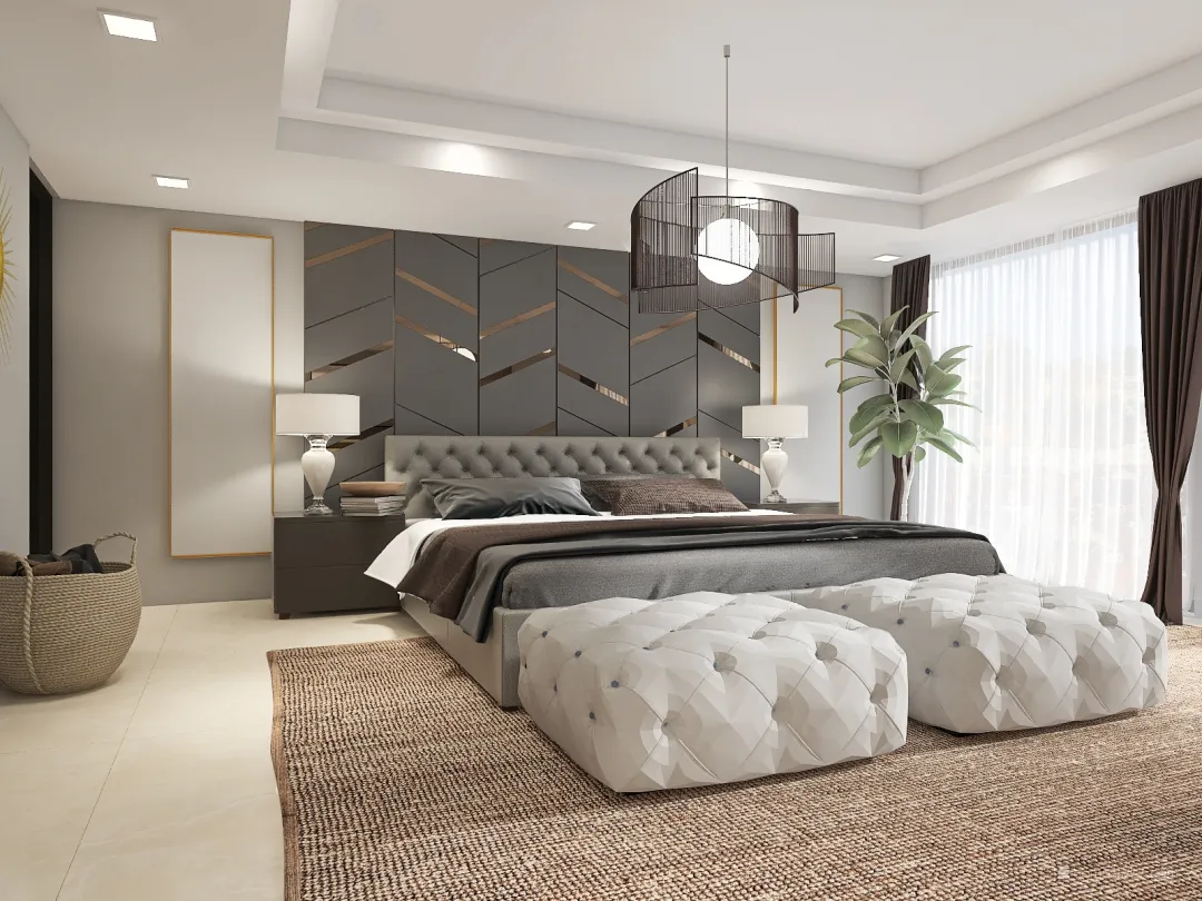 Modernistic living 3d design renderings