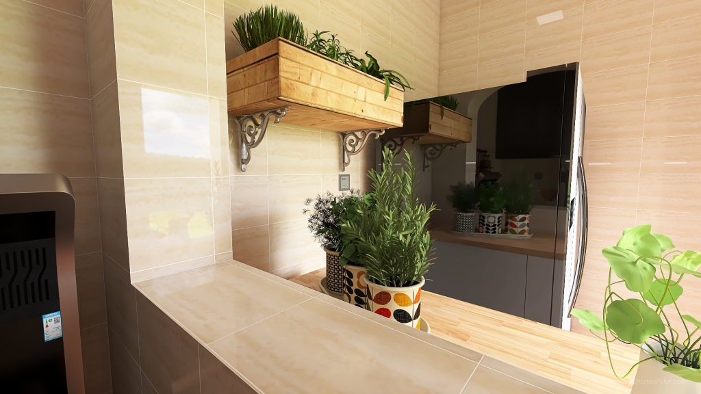Minha Cozinha 3d design renderings