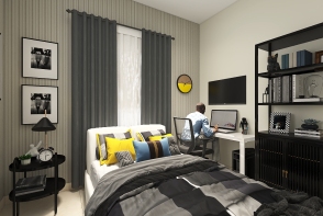 Nino´s Room Design Rendering