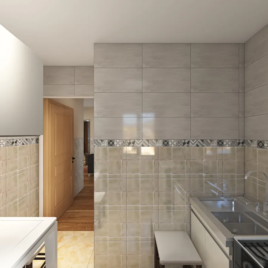 Small apartament in Ukraine 3d design renderings