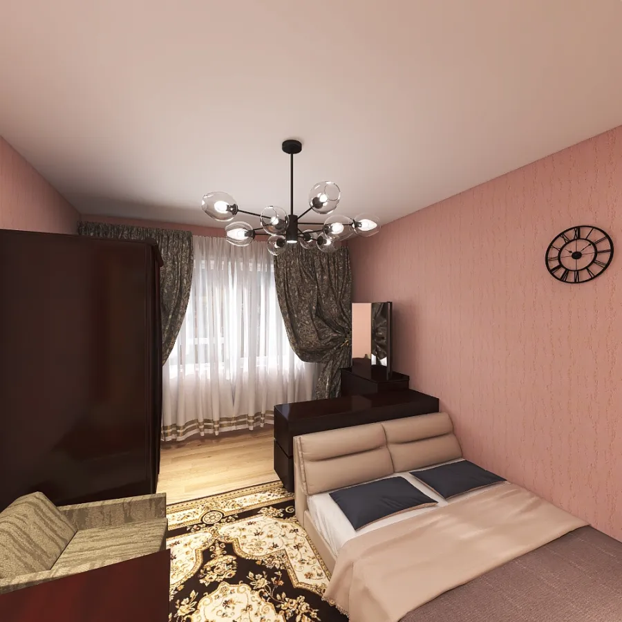 Small apartament in Ukraine 3d design renderings