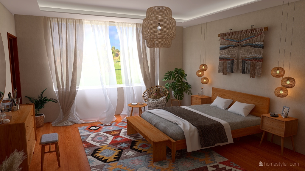 Scandinavian StyleOther Ordibehesht Orange 3d design renderings