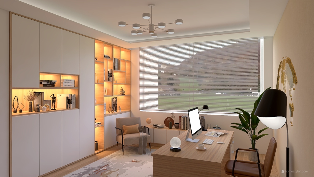 Scandinavian StyleOther Ordibehesht Orange 3d design renderings