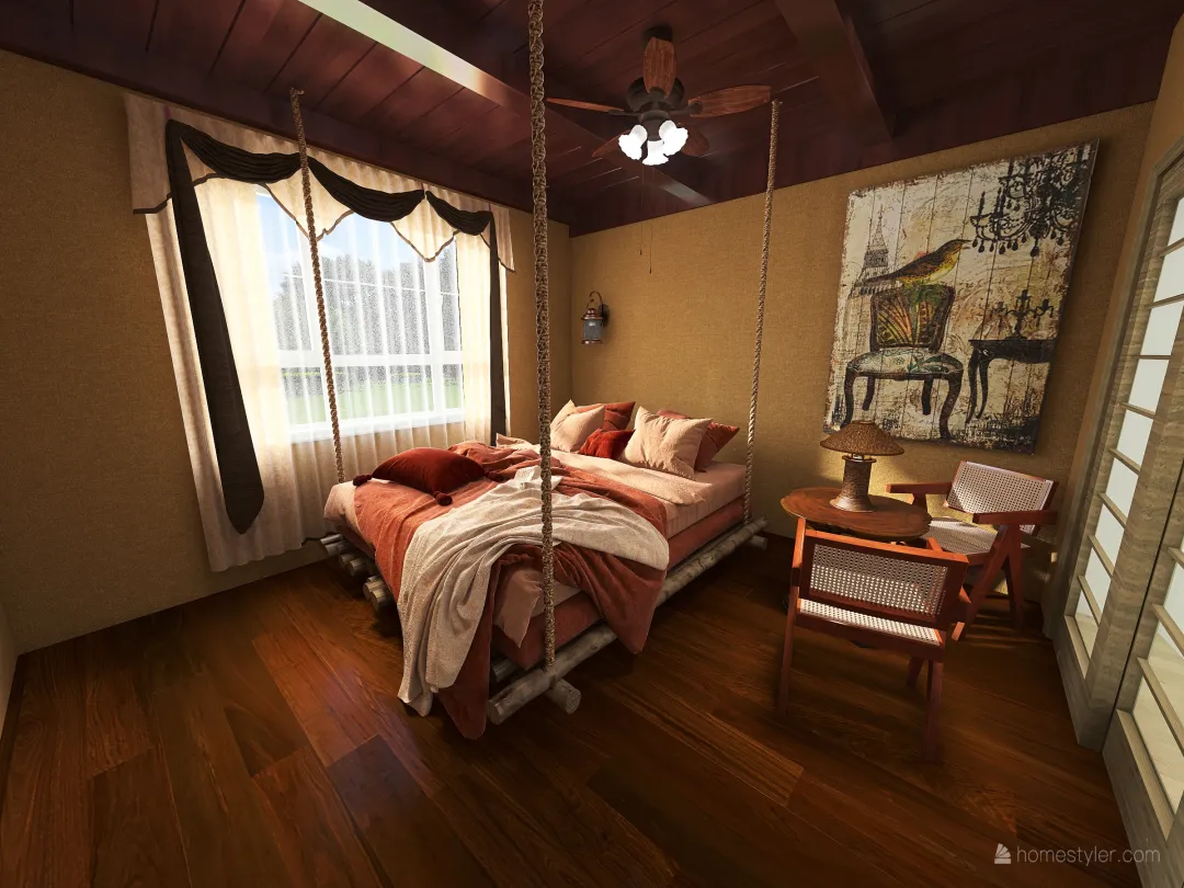 Filipino bedroom 3d design renderings