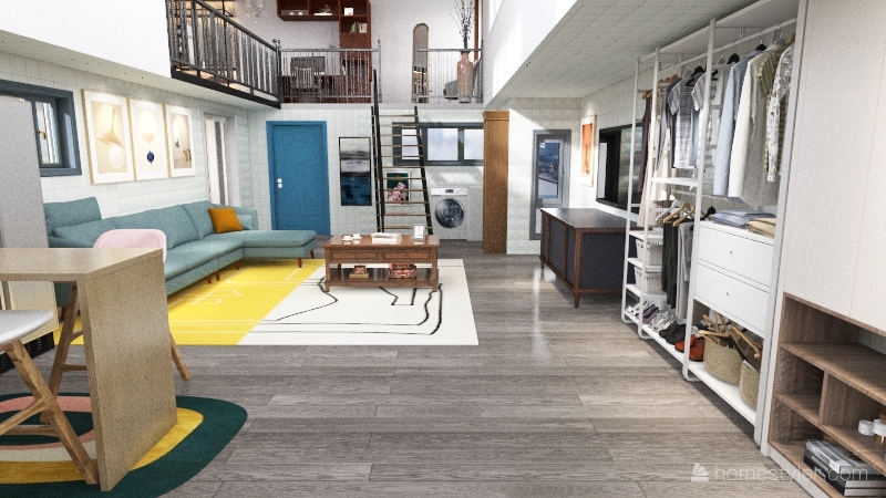 Loft 1 Interior Design Render