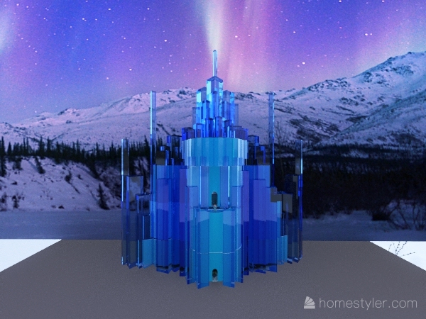 Elsa's Palace Interior Design Render