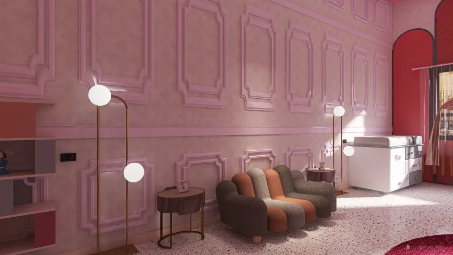 Contemporary StyleOther Dubai Villa ColorScemeOther Black WarmTones 3d design renderings