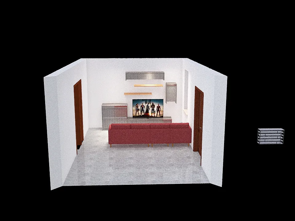 casa nueva salon 3d design renderings