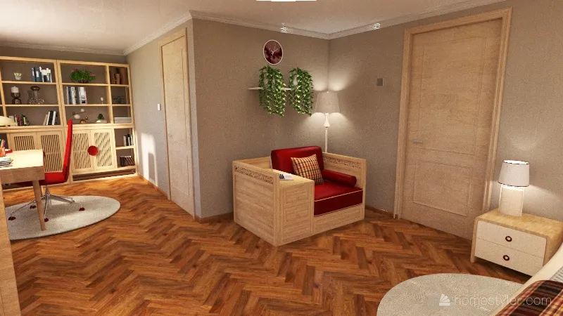 Wood haus 3d design renderings