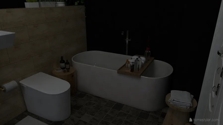 2 bed/ 1 bath 3d design renderings