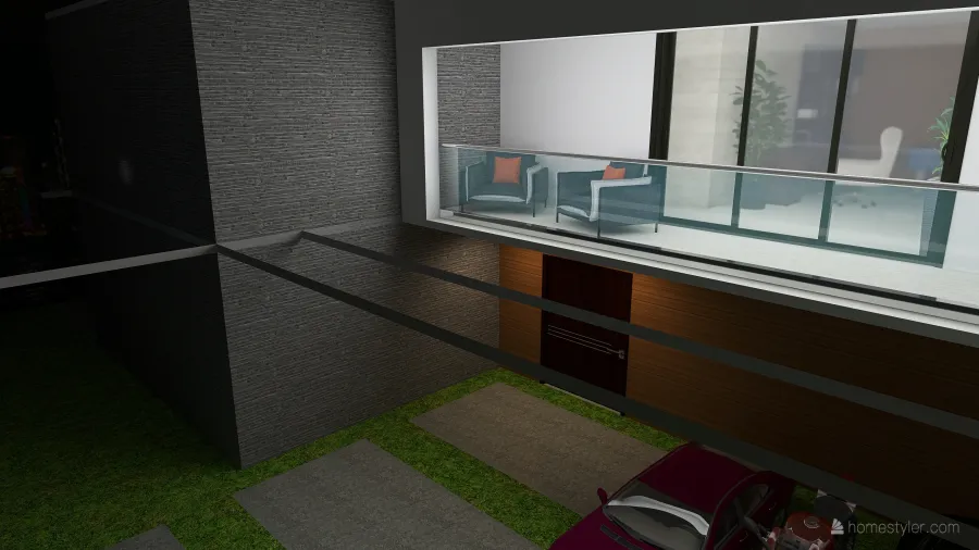 casa moderna 1 3d design renderings
