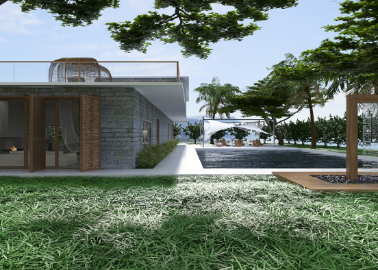 "Retreat and Relax" Villa Design Rendering