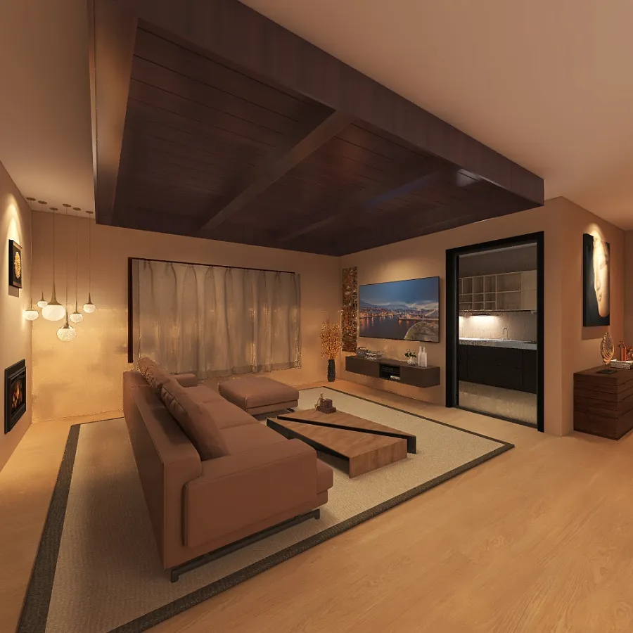 2 BHK APARTMENT BY ICONIC DESIGNS IND 3d design renderings