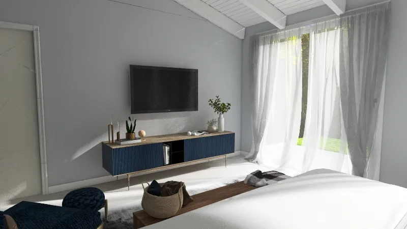 scandinavian bedroom 3d design renderings